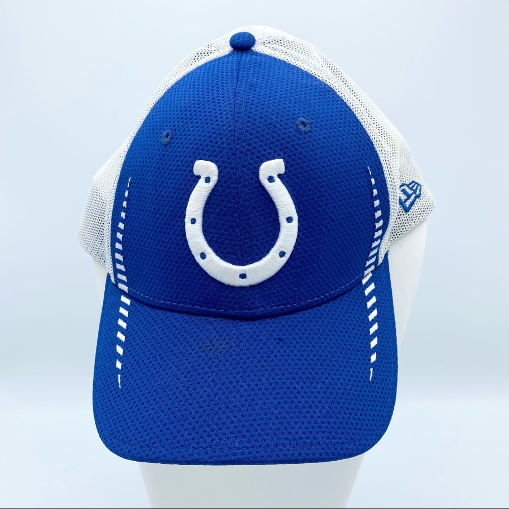 NFL Indianapolis Colts NFL Blue White Mesh Cap